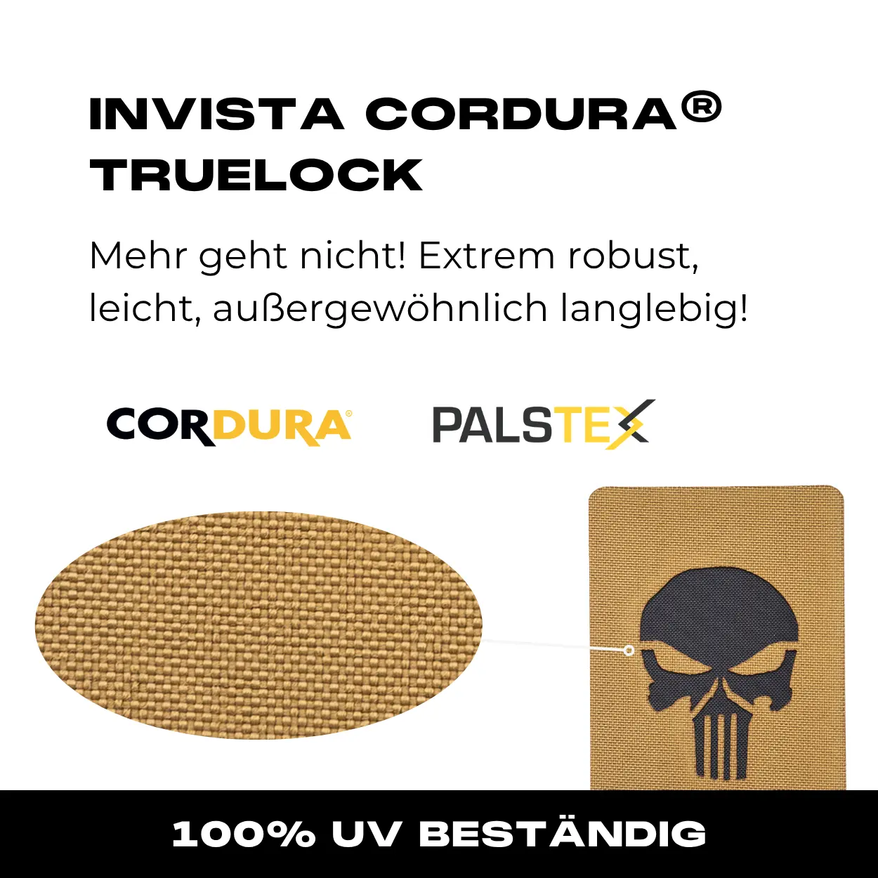 Lasercut Patch - Punisher - Coyote - Image 5