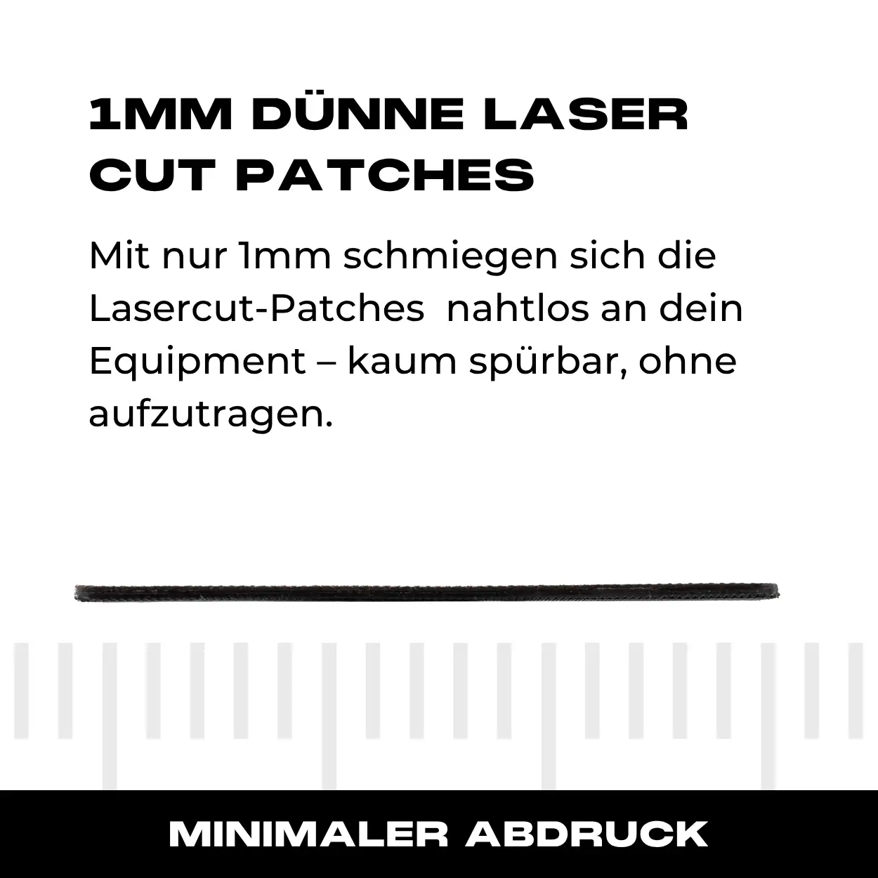 Lasercut Patch - Punisher - Schwarz - Image 3