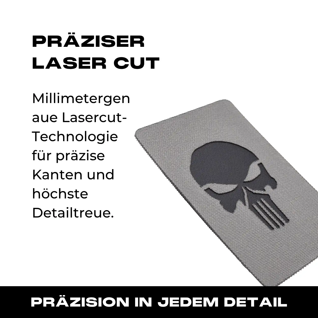 Lasercut Patch - Punisher - Wolfgrey - Image 2