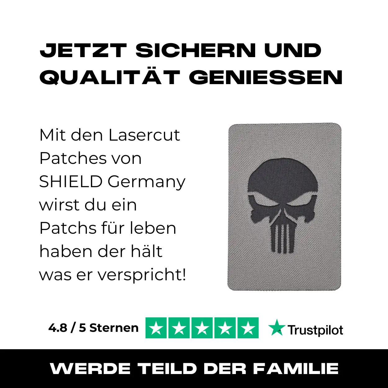 Lasercut Patch - Punisher - Wolfgrey - Image 7