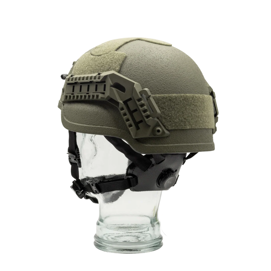 NIJ-IIIA MICH Helm mit Rails Steingrau Oliv - Image 4