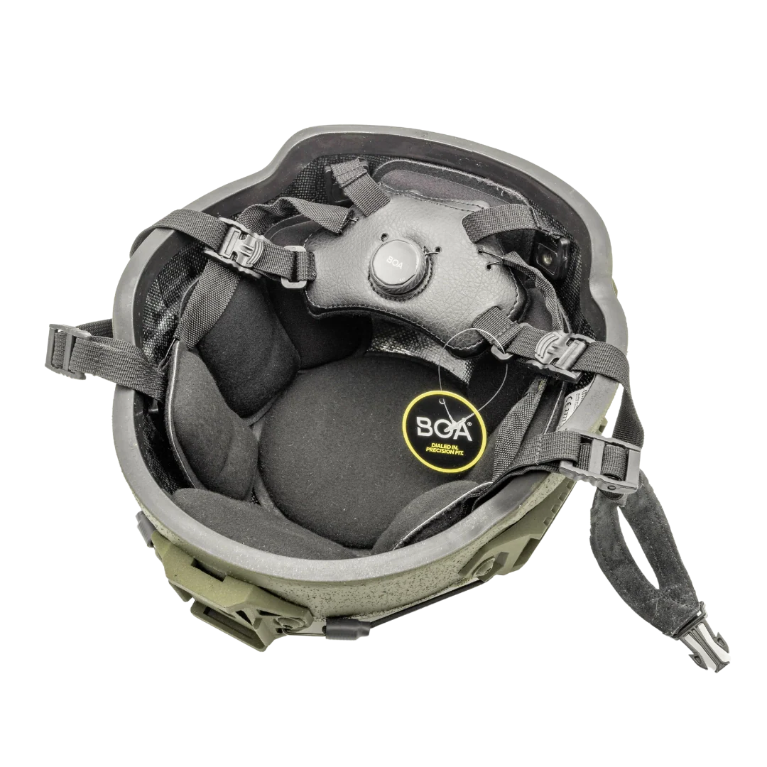NIJ-IIIA MICH Helm mit Rails Steingrau Oliv - Image 5