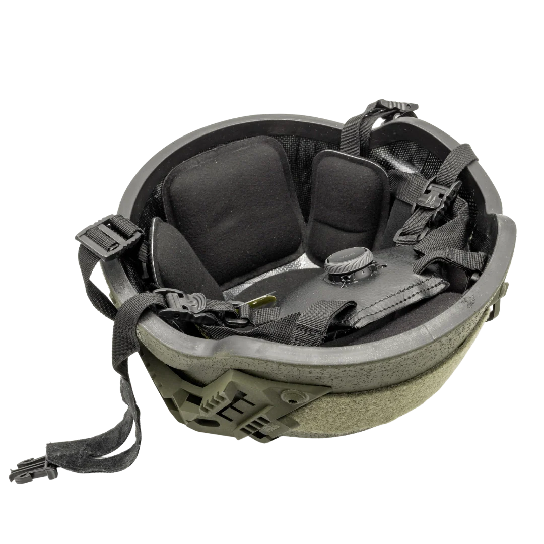 NIJ-IIIA MICH Helm mit Rails Steingrau Oliv - Image 6