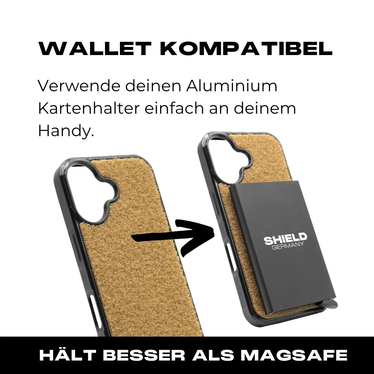 Tactical Case mit Coyote Flauschklett - iPhone 16 Reihe - Image 5