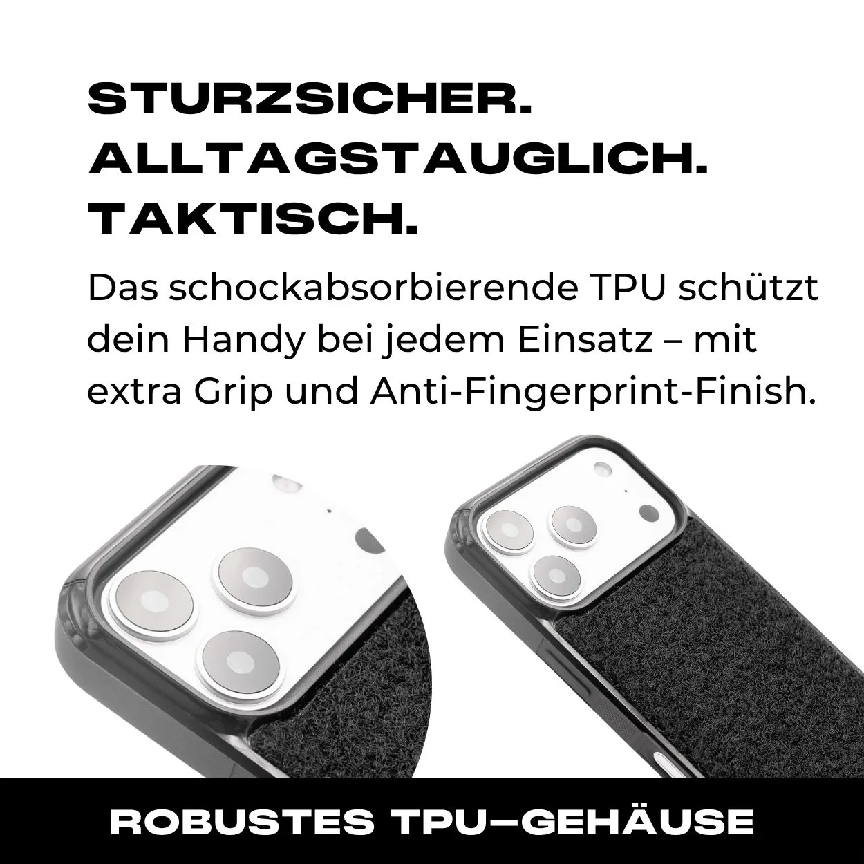 Tactical Case mit Coyote Flauschklett - iPhone 17 Reihe - Image 3