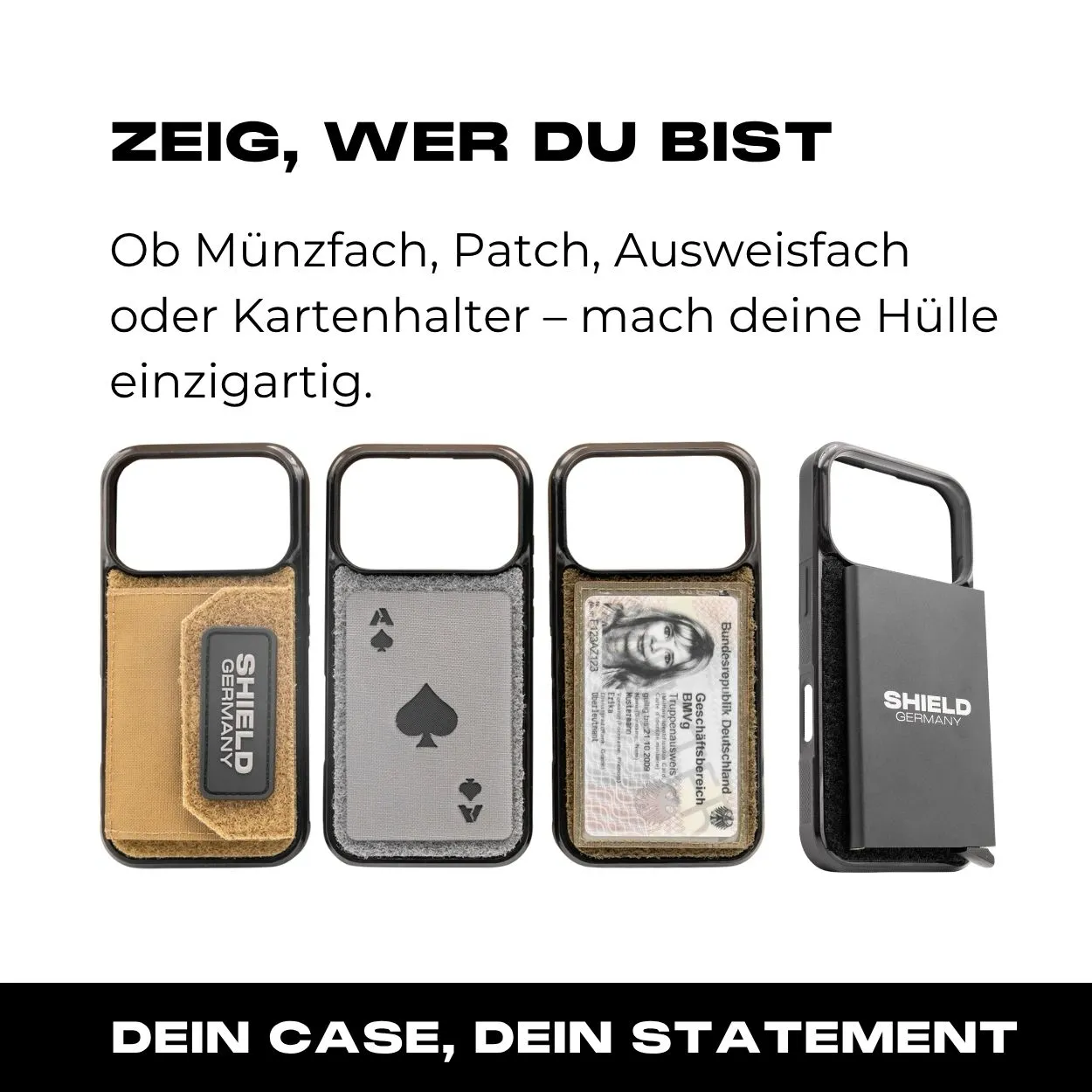 Tactical Case mit Coyote Flauschklett - iPhone 17 Reihe - Image 4