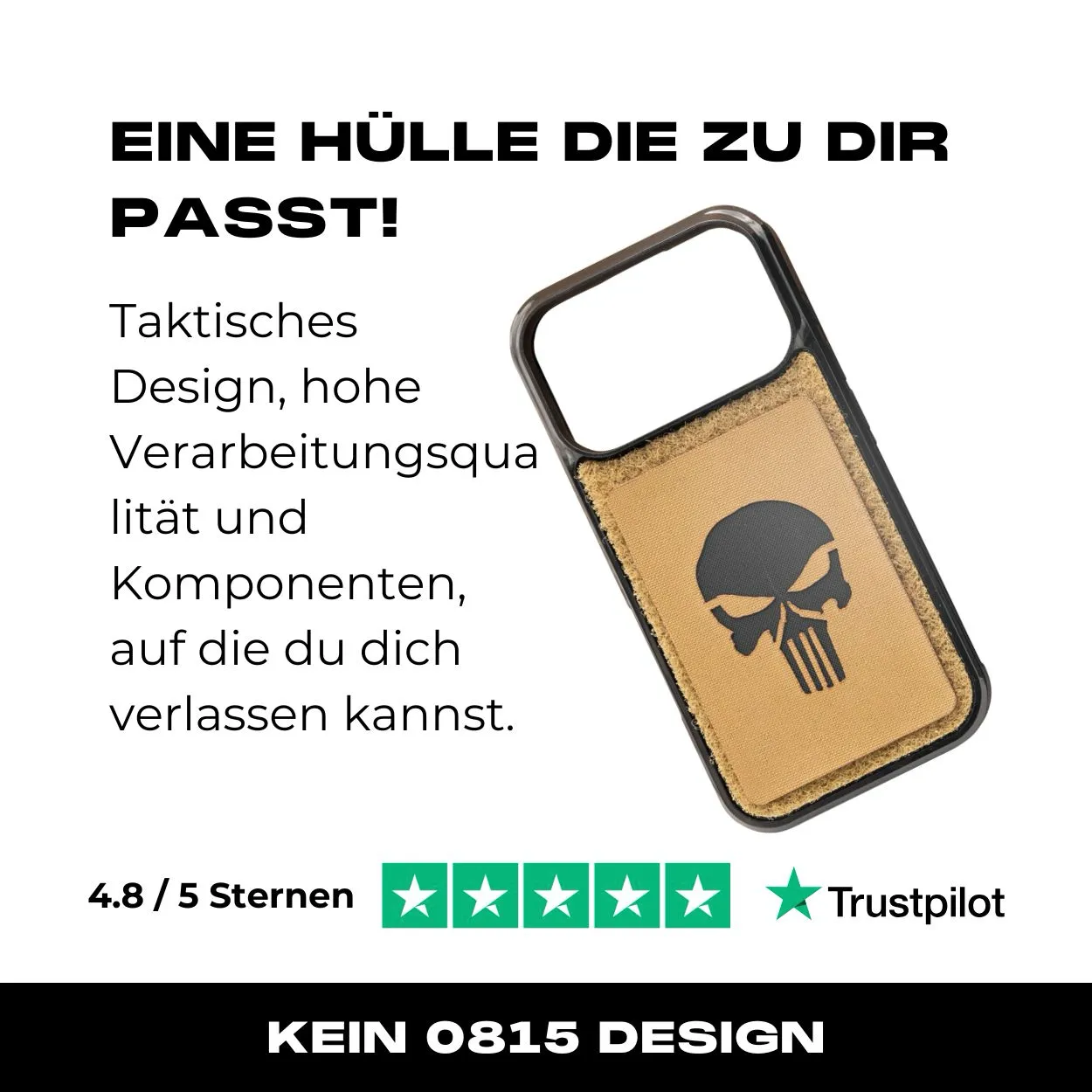 Tactical Case mit Coyote Flauschklett - iPhone 17 Reihe - Image 7