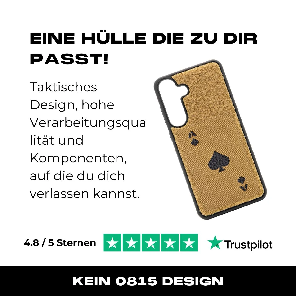 Tactical Case mit Coyote Flauschklett - Samsung Galaxy S23 Reihe - Image 7
