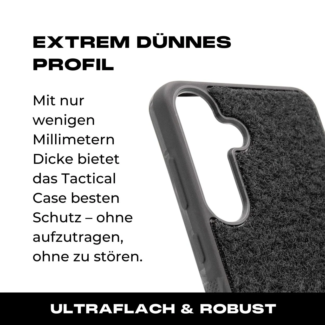 Tactical Case mit schwarzem Flauschklett - Samsung Galaxy S24 Reihe - Image 2