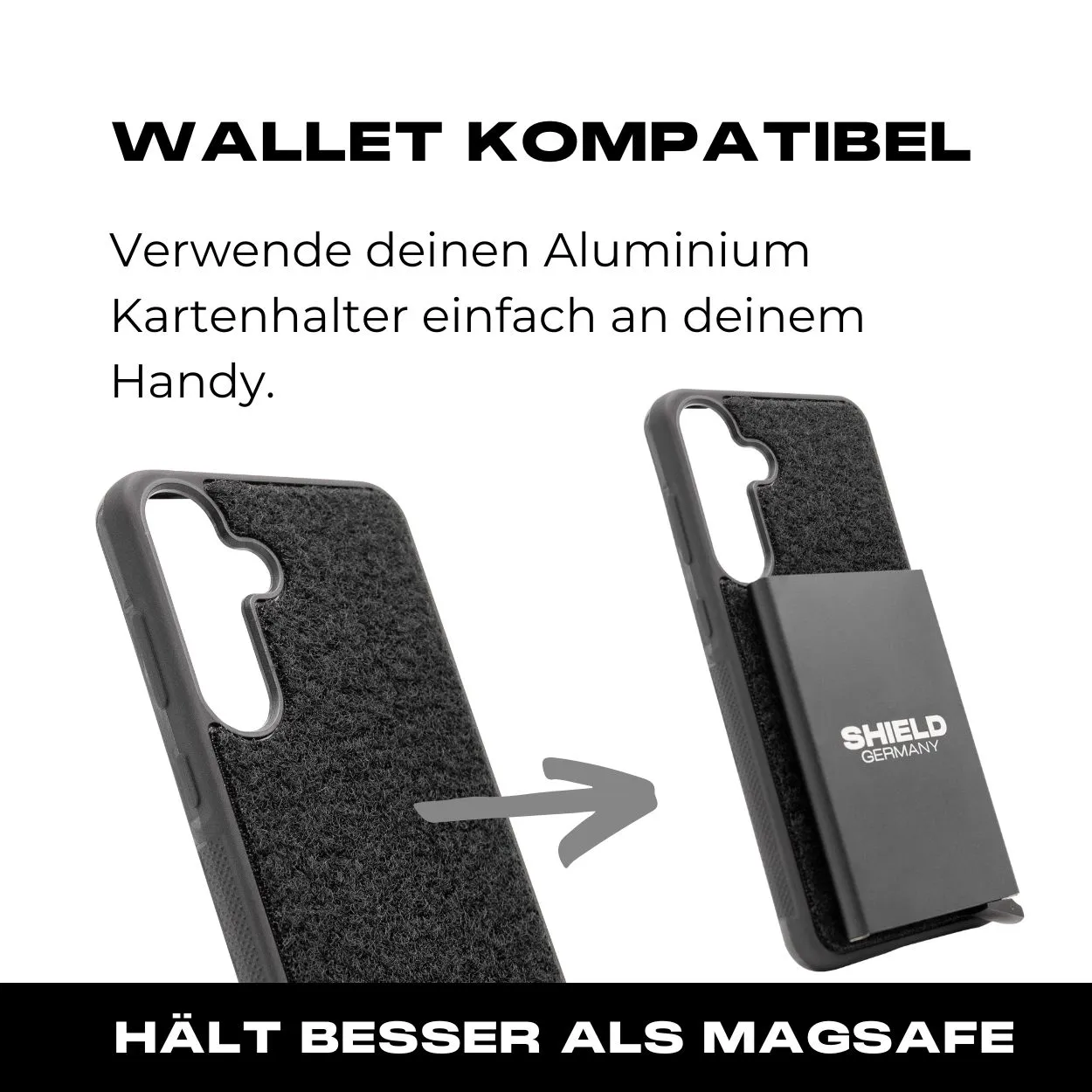 Tactical Case mit schwarzem Flauschklett - Samsung Galaxy S25 Reihe - Image 5