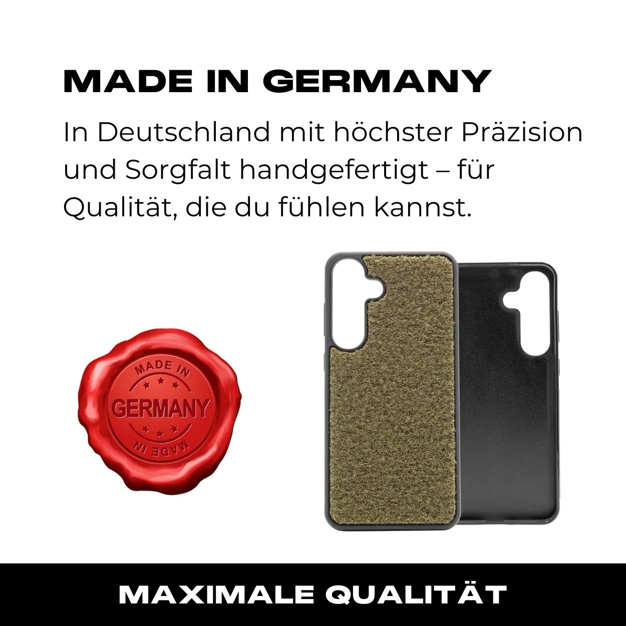 Tactical Case mit Steingrau Oliv Flauschklett - Samsung Galaxy S25 Reihe - Image 6