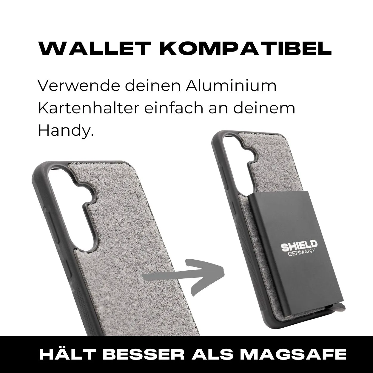 Tactical Case mit Steingrau Wolfgrey Flauschklett - Samsung Galaxy S24 Reihe - Image 5