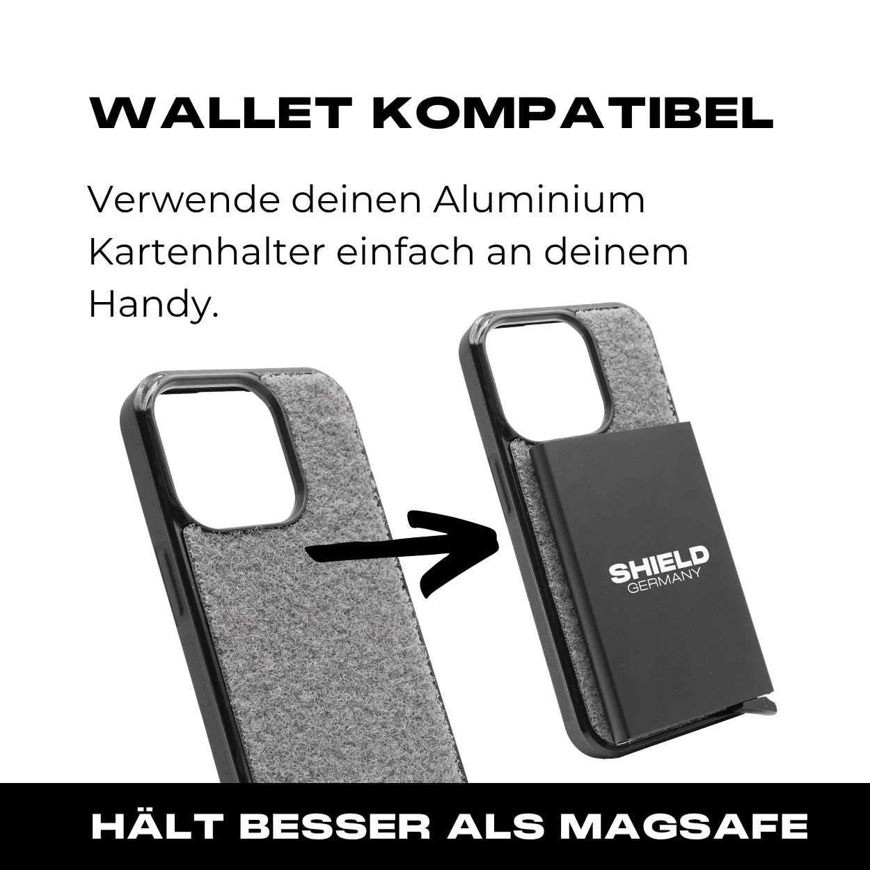 Tactical Case mit Wolfgrey Flauschklett - iPhone 15 Reihe - Image 5