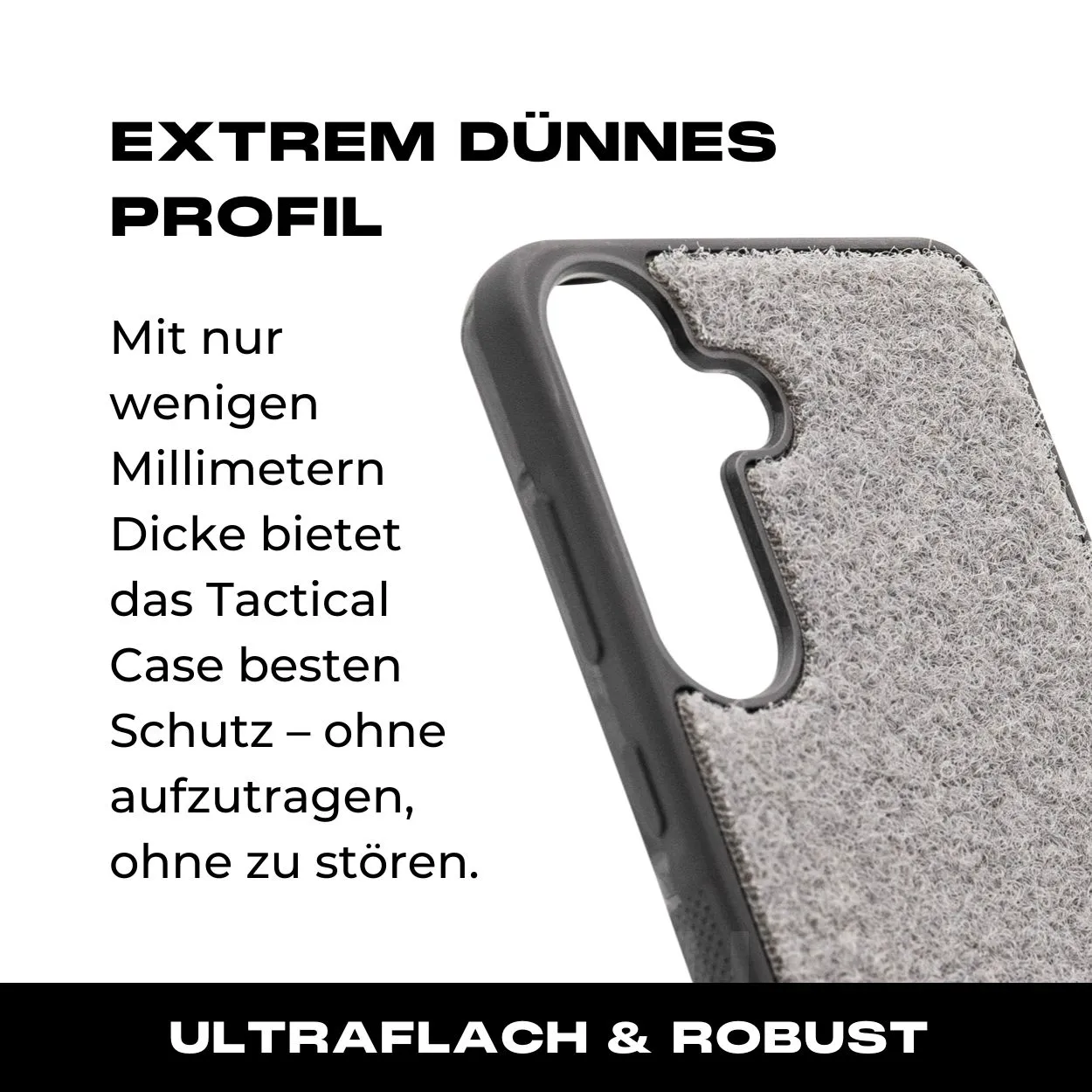 Tactical Case mit Wolfgrey Flauschklett - Samsung Galaxy S23 Reihe - Image 2