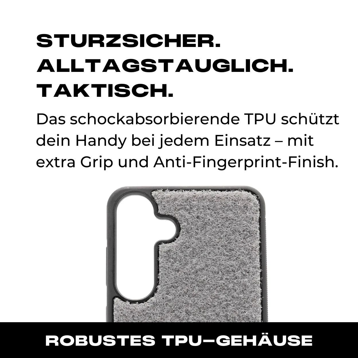 Tactical Case mit Wolfgrey Flauschklett - Samsung Galaxy S23 Reihe - Image 3