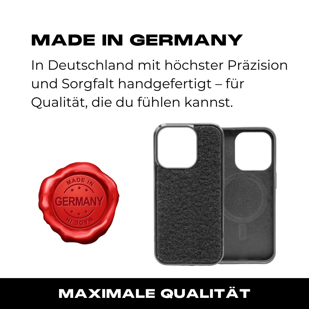 Tactical Case mit schwarzem Flauschklett - iPhone 15 Reihe - Image 6