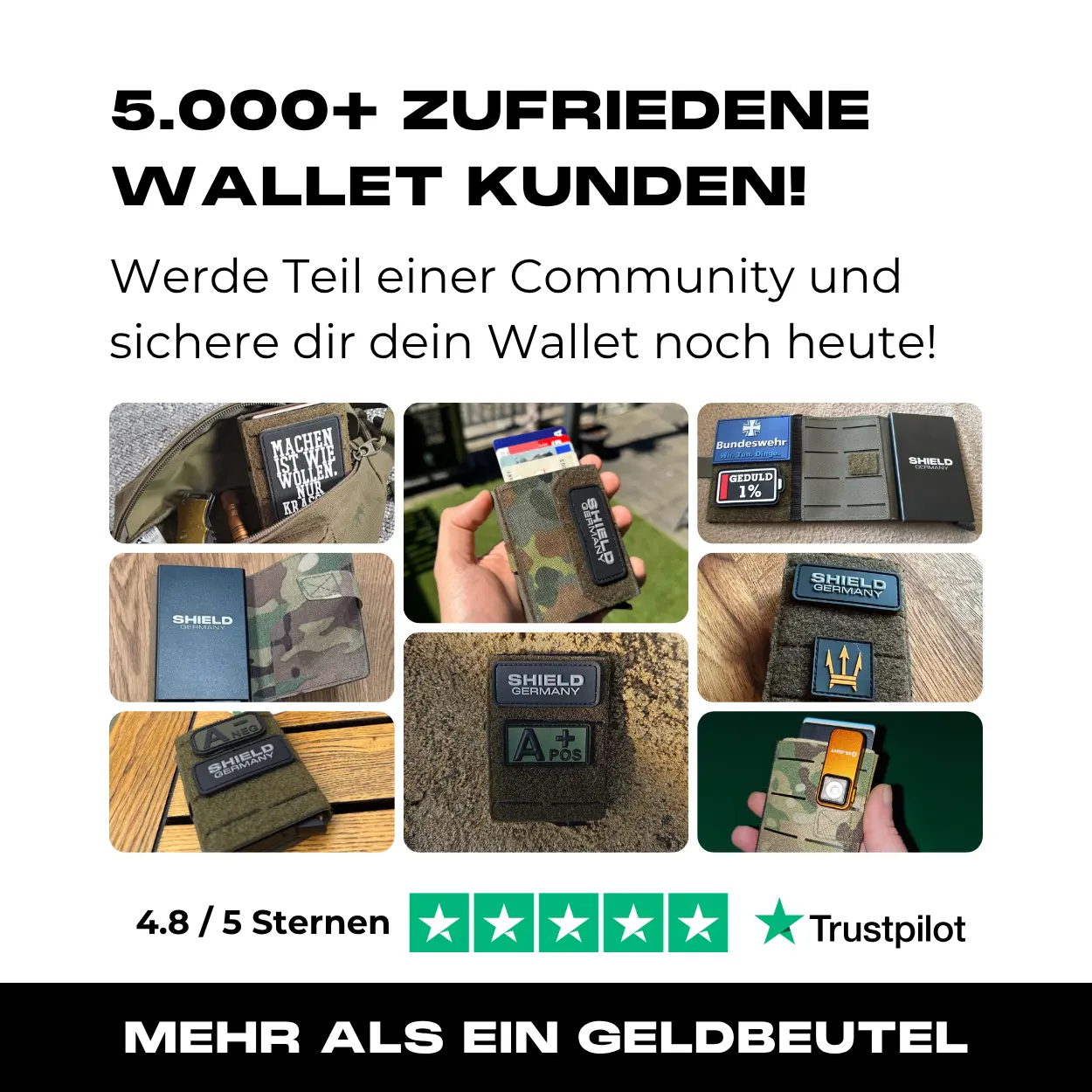Tactical Wallet MK2 - Schwarz - Image 11
